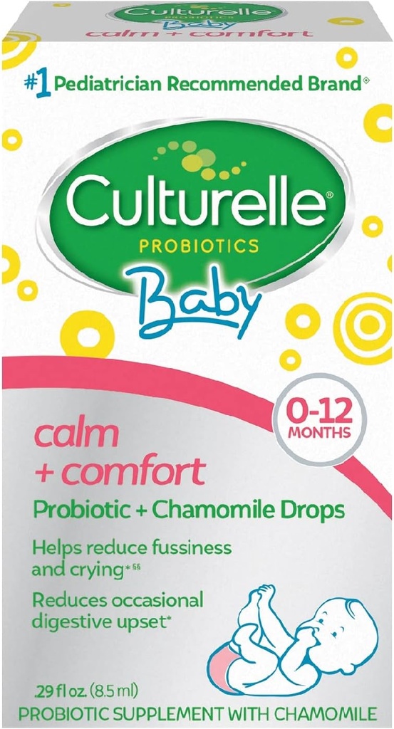 Culturelle Baby Calm + Comfort Probiotics + Chamomile Drops | 는 Occasional Infant Digestive Upset, 0.29 fl. oz를 감소시킵니다. 기타 제품