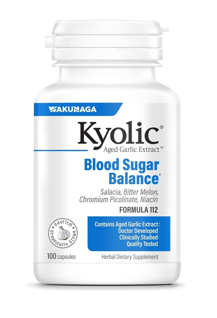 Kyolic Aged 마늘 추출물 공식 112, 100 캡슐