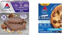 Atkins Endulge Crunchalicious Chocolate Bar, 16 카운트 & 초콜릿 칩 단백질 쿠키, 4 카운트
