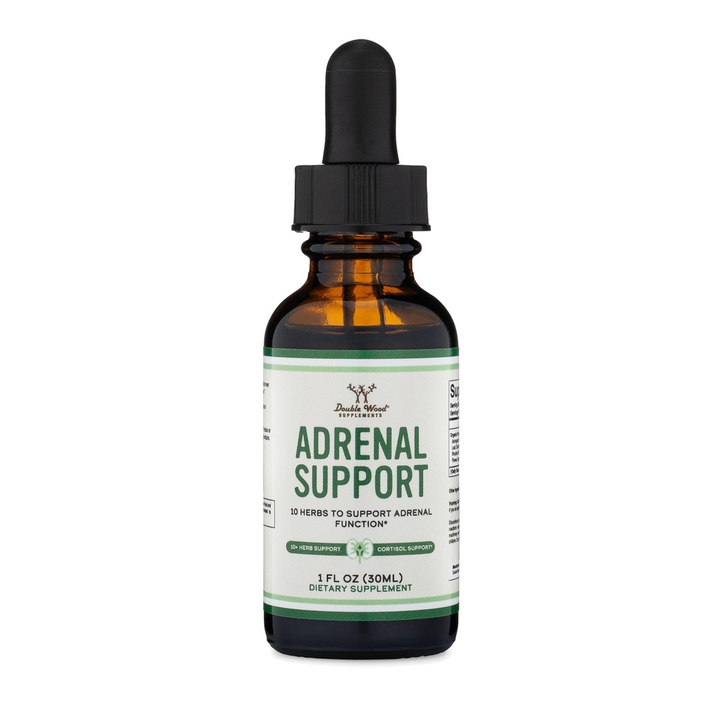 Adrenal 지원 보충교재 (액체 하락) - 10개의 유기 Adaptogens를 위한 Adrenal 피로 (1 달 공급) 긴장 기복 (10 Apoptogenic 허브를 위한 Adrenal 건강)를 위한 Cortisol 매니저 두 배 나무