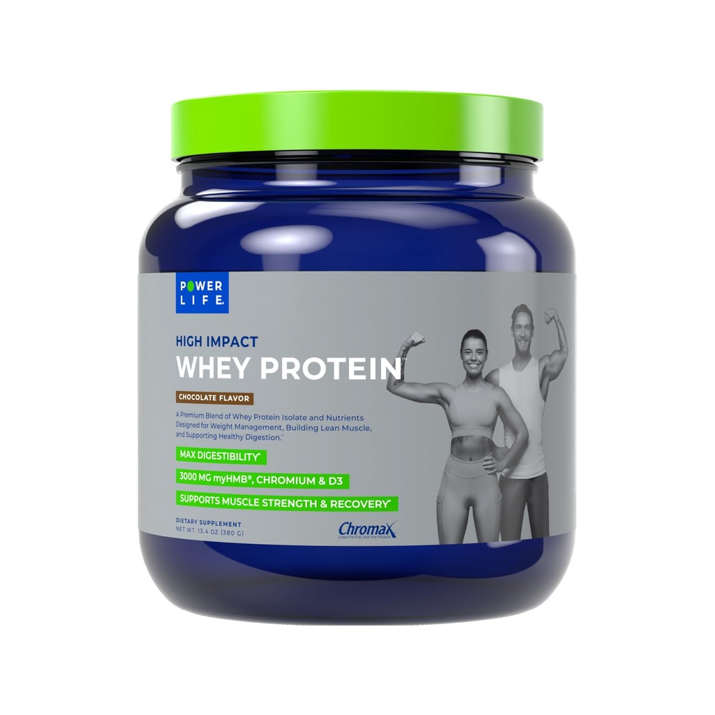 POWERLIFE HMB의 3000 MG, 설탕 추가, 비 GMO, 호르몬 및 항생제 무료, 15 서빙 (Chocolate - New Formula)