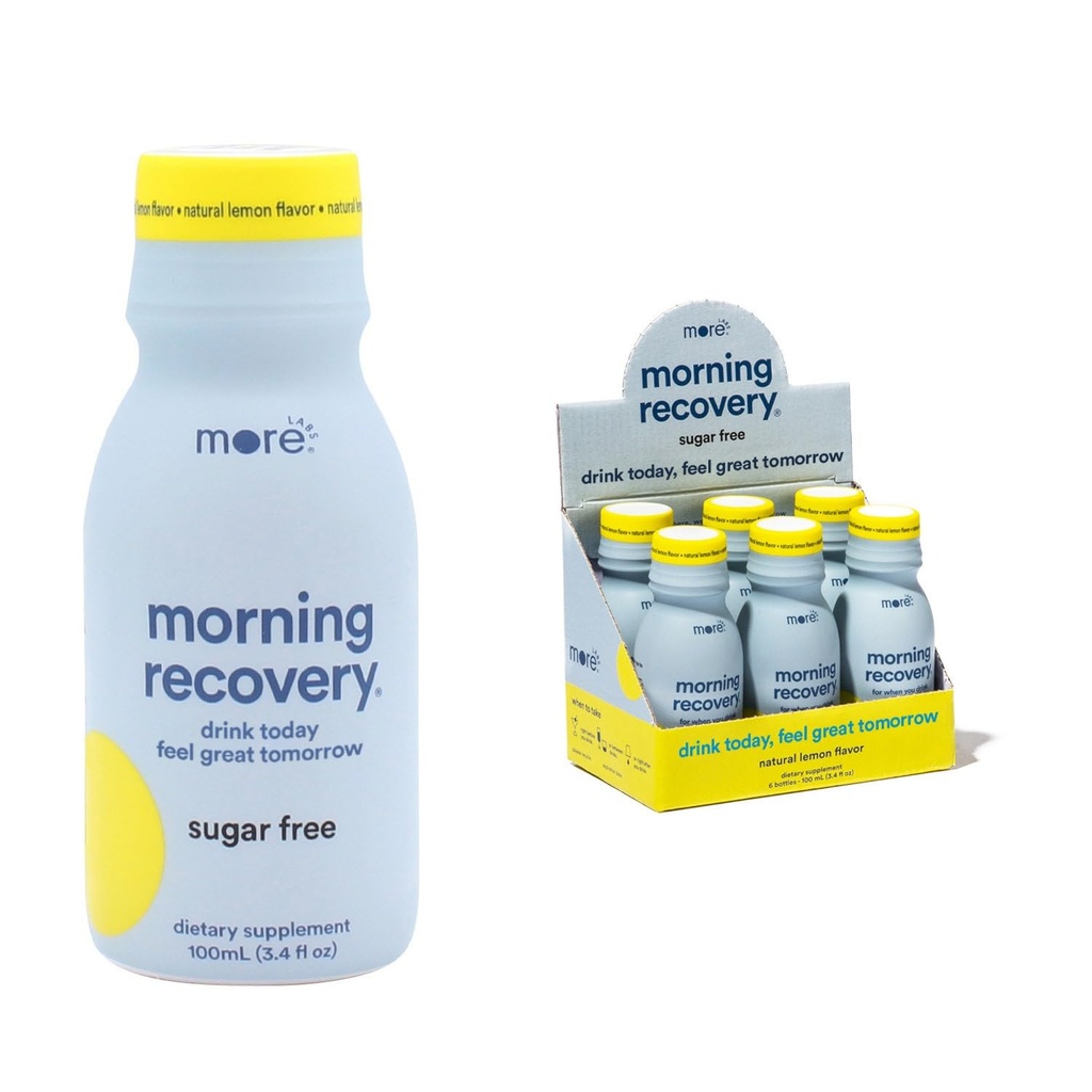 아침 회복 Electrolyte, 우유 엉겅퀴 음료 번식 제제는 마시는 동안, 높게 수용성 액체 DHM, 비 GMO, Vegan, 글루텐 자유로운, 설탕 자유로운 레몬, 6의 팩