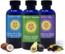 All-Natural 식용 기름, 순수한 C60 ESS60, 올리브 기름, Avocado 기름 & MCT 야자열매 기름을 가진 Immune 지원 및 합동 지원 보충교재 세트, 3, 4개 oz의 세트로 4oz 간색합니다