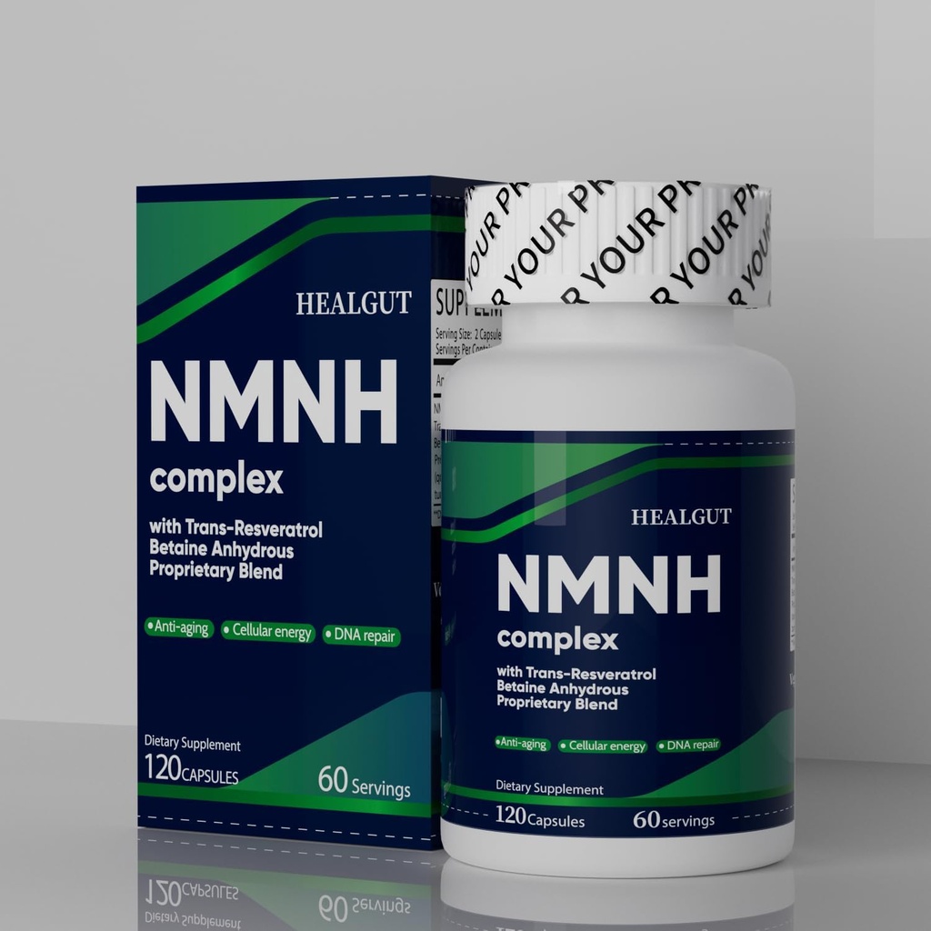 안티 에이징 Breakthrough에 대한 프리미엄 NMNH 보충 - Boost NAD + 레벨 Liposome 캡슐 120 서빙