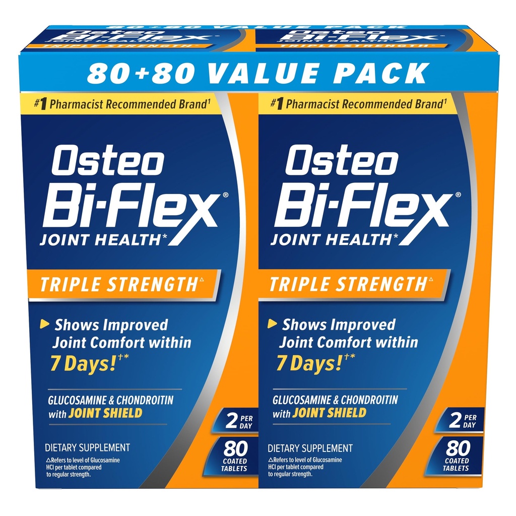 Osteo Bi-Flex 트리플 강도 트윈, 80 카운트, 2pack