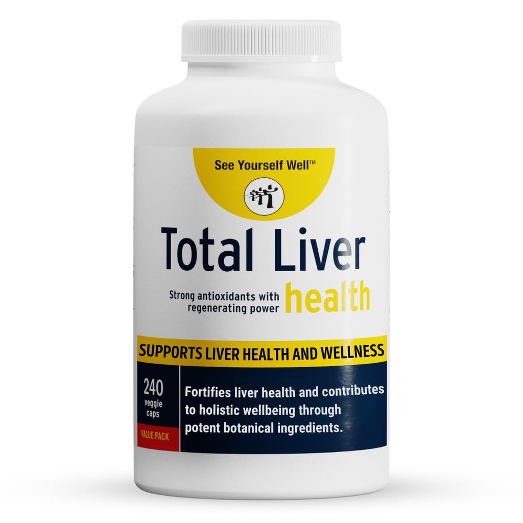 우유 이틀, 댄 델리온 뿌리, Yarrow, Burdock 뿌리 및 Artichoke와 함께 자신을 잘 총 간 건강 보충 – 240 Liver 기능 지원을위한 Vegan 캡슐