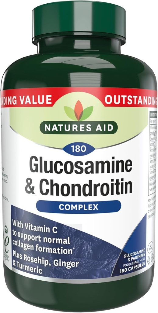 글루코사민 500mg & Chondroitin 100mg Complex 180 Vcaps
