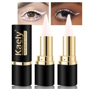 Kaely 2Pcs 석영 여왕 백색 젤 Eyeliner 연필, 자연적인 크림 눈 강선 방수 얼룩 증거, 광택이 없는 Waterline Eyeliner 아이섀도 지팡이, Brighten 눈 메이크업, 채건 & Cruelty 자유로운