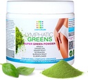 Bruizex 림프성 녹색 : 림프 배수 및 림프 지원을위한 슈퍼 푸드 분말 보충, BBL, Lipedema, 마사지 나는 Faja, Lipo Foam, Massager, Oil I Vegan I 8 Oz와 함께 작동