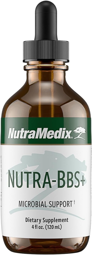 NutraMedix Nutra-BBS+ - Microbial, Antioxidant 및 Immune 지원을위한 초본 보충 - Elecampane + Jalapa 뿌리, Artemisia Annua 및 Capirona Bark (4 oz)