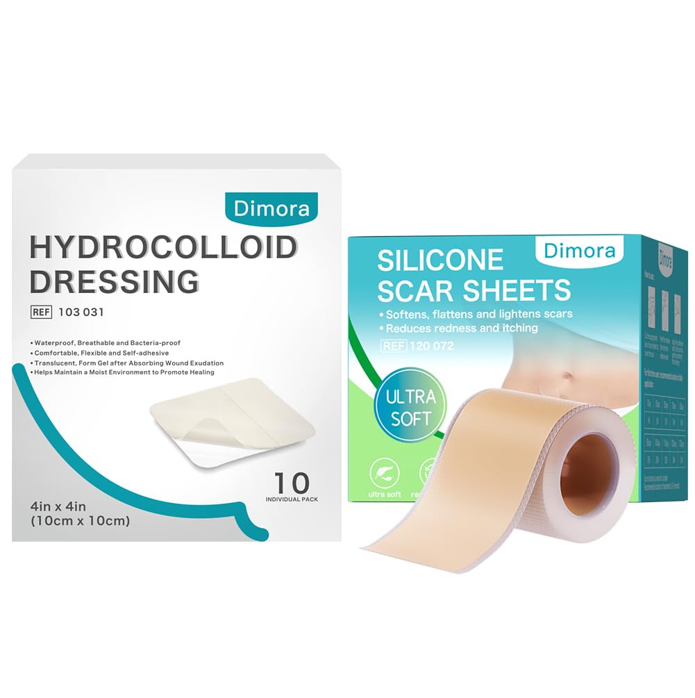 Dimora Hydrocolloid 부상 드레싱 & 실리콘 흉터 장