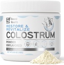 인간을 위한 Colostrum 보충교재 분말 - Gut 건강을 위한 유기 Bovine Colostrum 보충교재, 머리 성장, 면역 지원 - Unflavored (50의 서빙)