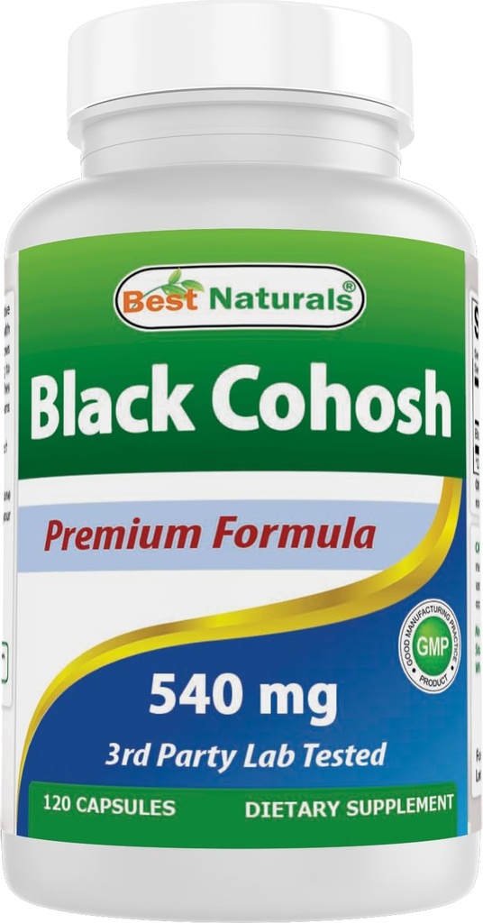 제일 자연적인 검정 Cohosh 540 mg 120의 캡슐
