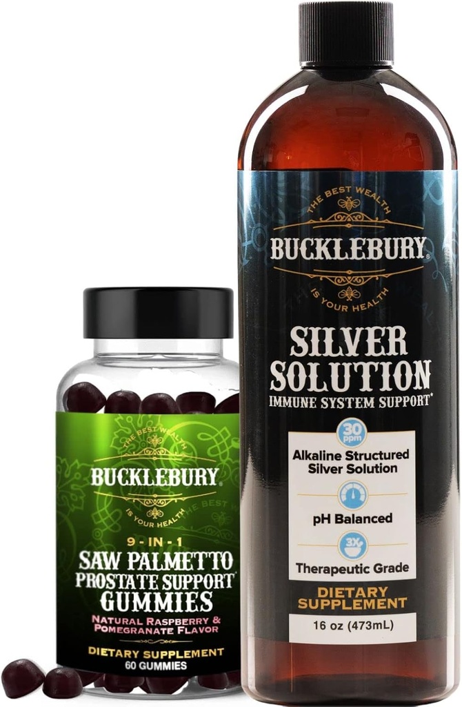 BUCKLEBURY는 Palmetto 전립선 Gummies와 구조화된 액체는 해결책 30ppm를 보았습니다