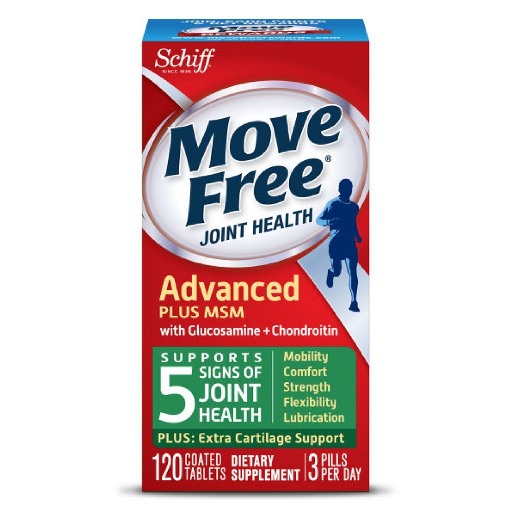 무료 고급 플러스 MSM 이동, 120 태블릿 - Glucosamine 및 Chondroitin과 공동 건강 보충 (4의 포장)