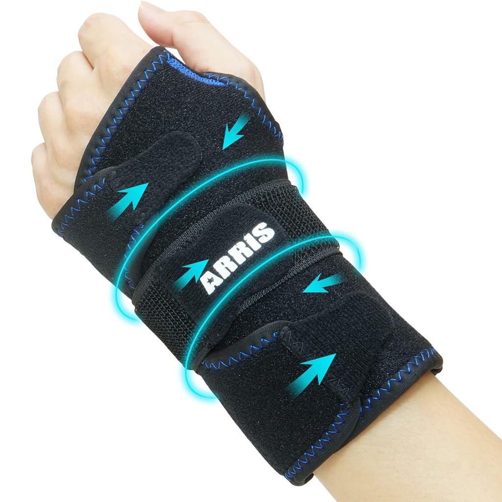 Carpal 갱도 기복을 위한 손목 얼음 팩 포장 - 2 재사용할 수 있는 젤 팩을 가진 손 지원 버팀대 Rheumatoid 관절염, Tendonitis, 스포츠 부상, 팽윤, Bruises & Sprains를 위한 뜨거운 찬 압축