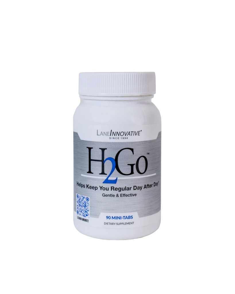 Lane Labs - H2Go, 도움 Relieve 변비 및 관용, Gentle 및 효과, 자연 광물 보충, 지원 대장 및 소화 건강, 인공 자극 없음 (90 미니 - 탄)