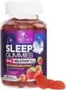 성인 여분 강도 8mg에 대 한 수면 Gummies - 쉼 수면을위한 Passiflora 추출물을 가진 Melatonin - 빠른 행동 Melatonin 수면 Gummy 보충, Vegan, Non-GMO, 맛있는 Strawberry 맛 - 60 Gummies