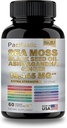 Sea Moss Black Seed Oil Ashwagandha Ginger Vitamin C & D3 - 검은 후추가있는 여성