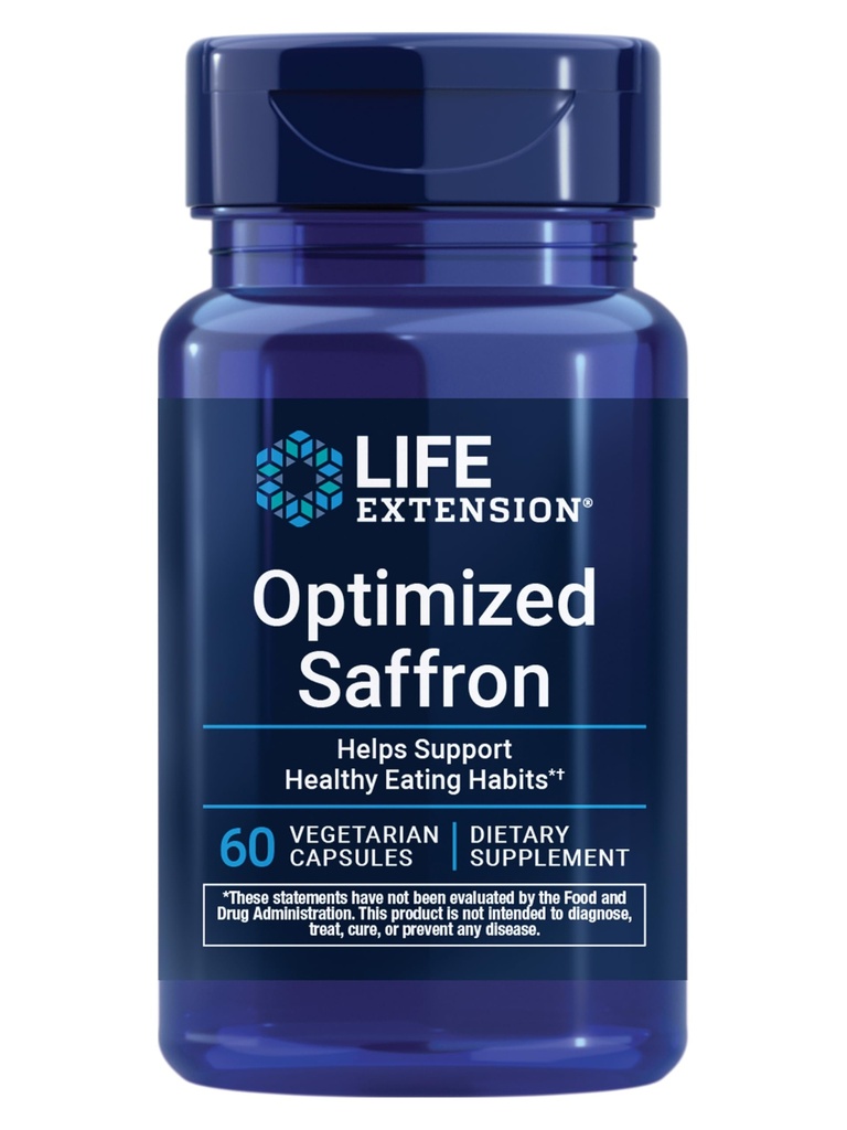 수명 연장 최적화 된 Saffron, Saffron Extract, Saffron Supplement that help you Fight The 촉감, 비 GMO, 글루텐 프리, 채식, 60 채식 캡슐