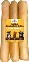 Woofley의 여분 두꺼운 교원질 목록 (10-12 인치 - 3 PCS) - 개를위한 Chews - Bully Stick Rawhide Alternative Dog Chews No Hide Bones for Medium & Large Dogs