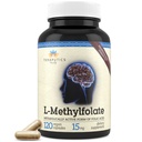 Teraputics L-Methylfolate 15mg | 120 Vegan 캡슐 | 프리미엄 | Mood Homocysteine Methylation를 위한 5-MTHF 활동적인 메틸 Folate 보충교재 – Non-GMO 글루텐 자유로운, 충전물 없음 - Folic 산 두뇌 지원