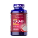 Puritan의 Pride Coenzyme CoQ10 200mg의 심장 건강, 혈압, 구두 껌 건강 및 건강한 시효 지원, 240의 서빙, 급속한 방출 Softgels를 위한 규정식 보충교재