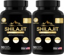 35450MG 순수한 Shilajit 보충교재 - 남자 & 여자를 위한 Himalayan 유기 Shilajit 강화한 에너지와 면역성이 있는 지원을 위한 최대 힘 Shilajit 180 Veggie 캡슐