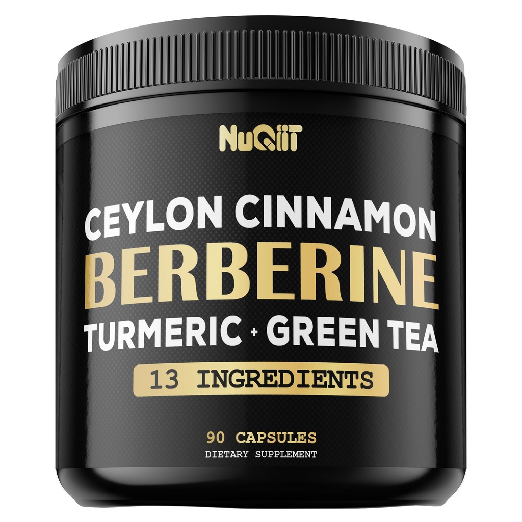 Berberine 보충. 심황 쿠르쿠민, 녹차 및 더 많은 - 지원 심장 건강, 몸 관리 & 면역 체계 - 3 달 공급을 위한 90의 캡슐