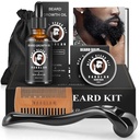 Beard Growth and Grooming Kit - 성장유 (2Oz), 발름, 빗, 전자 책, 저장백, 머큐어 Mens Gift Set for Him