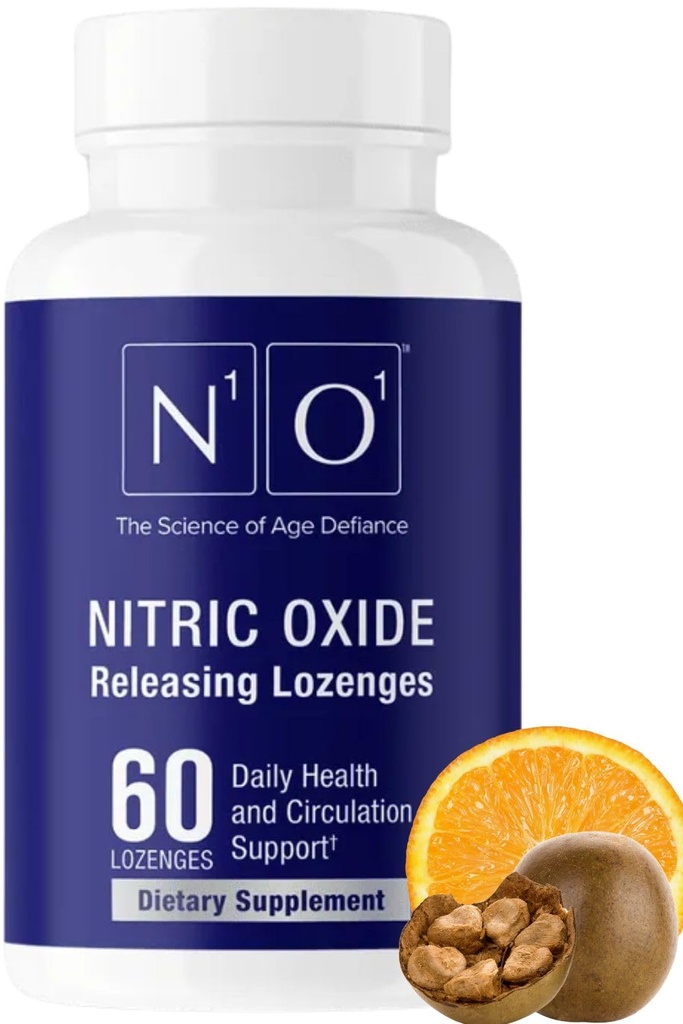 N1O1 니트로 산화물 Lozenges - 60 조사 - 심장 건강, 순환, 에너지, 혈액 흐름, 산소, 건강한 혈압, 남자 & 여자를 위한 심혈관 지원