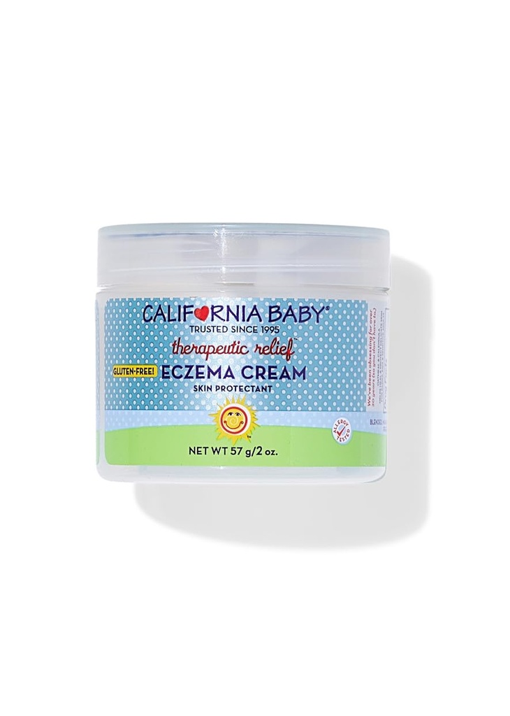 캘리포니아 Baby Eczema 크림 | 스테로이드 무료 Eczema 치료 | Colloidal Oatmeal + Aloe Vera | 아이를 위한 Soothing Eczema Lotion + 성인 | 57 g / 2 oz.