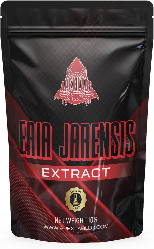 ERIA JARENSIS 추출물 - 대량 분말 10 그램 133 서빙 - 새로운 완두 연맹 새로운 자극제 및 NOOTROPIC ܧ 증가 초점 에너지 인지 성능 - Scoop 포함