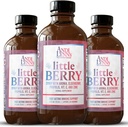 Andi Lynn의 LittleBerry, 비타민 C & 아연을 가진 아이를 위한 Elderberry Syrup, 빠른 행동 면역 지원 초본 보충교재, 4개 oz (3 팩)