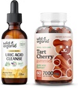 야생 & 유기 우릭 산 Cleanse Tincture 2 fl oz & Tart Cherry Gummies