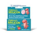 MYLICON 아이들의 아이를 위한 미끼 기복, 24의 버찌 맛있은 Chewable 정제