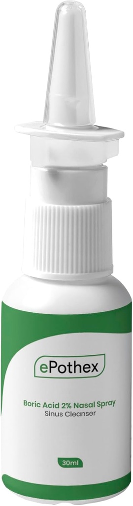 붕산 2% Nasal 스프레이 - Clears Airway Passages - Seasonal & Chronic Sinus Challenges 지원 - 30ml