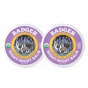 Badger - 나이트 나이트 피트, Chamomile & Lavender, 아이들을위한 자연 수면 발기, 어린이, 어린이 유기농 수면 발기, 2 온스 (2 팩)