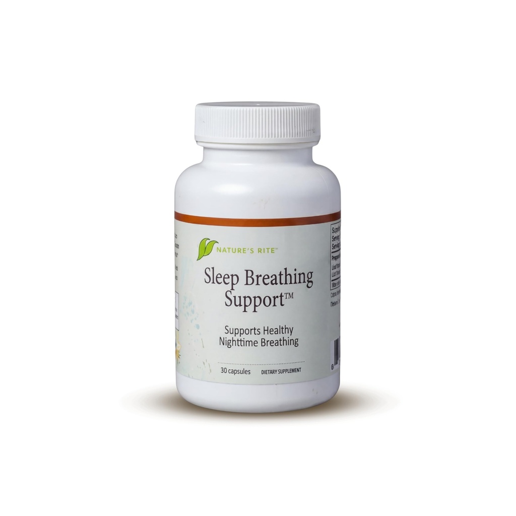 Nature 's Rite Sleep Breathing Support - 더 나은 수면을위한 자연적 지원, 호흡 패턴 개선, 30 캡슐, 미국에서 만든 모든 자연 허브 성분