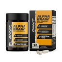 초점, 기억, 정신 명확성, L-Theanine와 비타민 B6, 90 조사를 가진 Cognitive 지원을 위한 ONNIT 알파 두뇌 Nootropic 뇌 보충교재