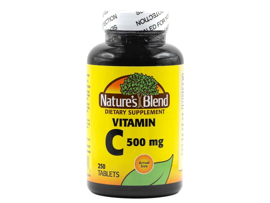 자연의 혼합 비타민 C 500 mg 250 자연의 혼합에 의해 정제