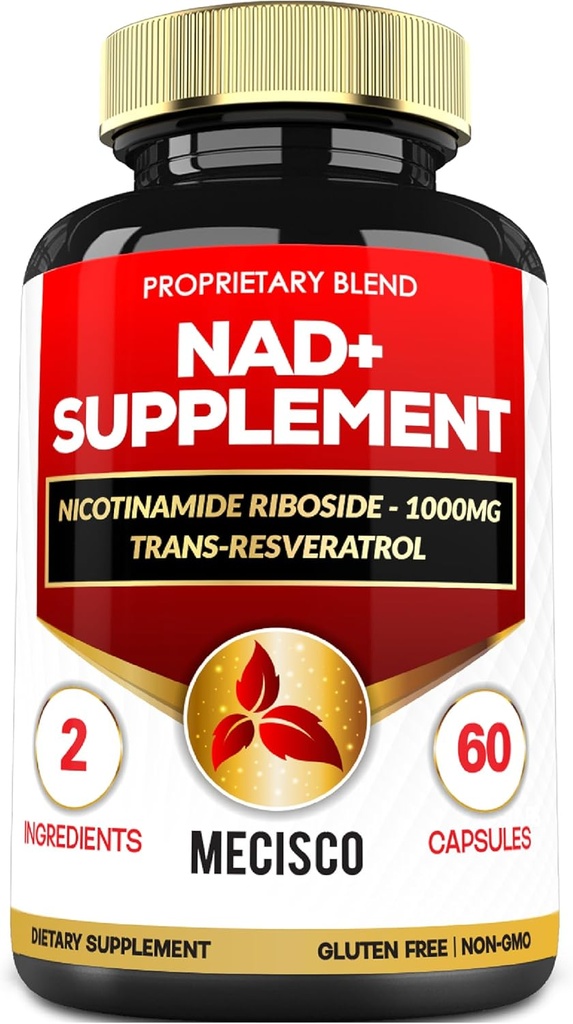 Nicotinamide Riboside & Resveratrol를 가진 2in1 보충교재 - 30 일 동안 60의 캡슐