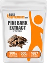 BulkSupplements.com 소나무 껍질 추출 분말 - 초본 보충, 소나무 껍질 분말 - 산화 방지제 지원, 글루텐 무료 - 서빙 당 300mg, 500g (1.1 파운드) (팩 1)