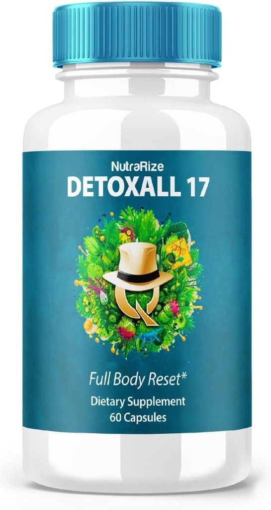 DetoxAll 17 - DetoxAll 17 가득 차있는 몸 리셋, DetoxAll17 전반적인 건강 및 웰빙을 위한 규정식 보충교재, 에너지, Detox를 밀어주는 최대 힘 All-Natural 알약 모든 17의 리뷰 (60의 캡슐)