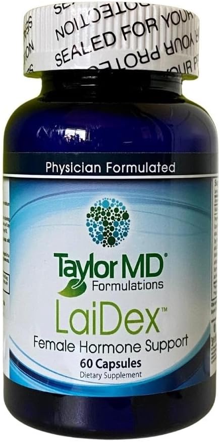 LaiDex Rxtm - 호르몬 균형 - 여성 호르몬 균형 보충교재 - 허브와 식물의 혼합물 - 균형 호르몬 대사 - 규정식 지원, 밤 땀, 불규칙한 기간 및 더.