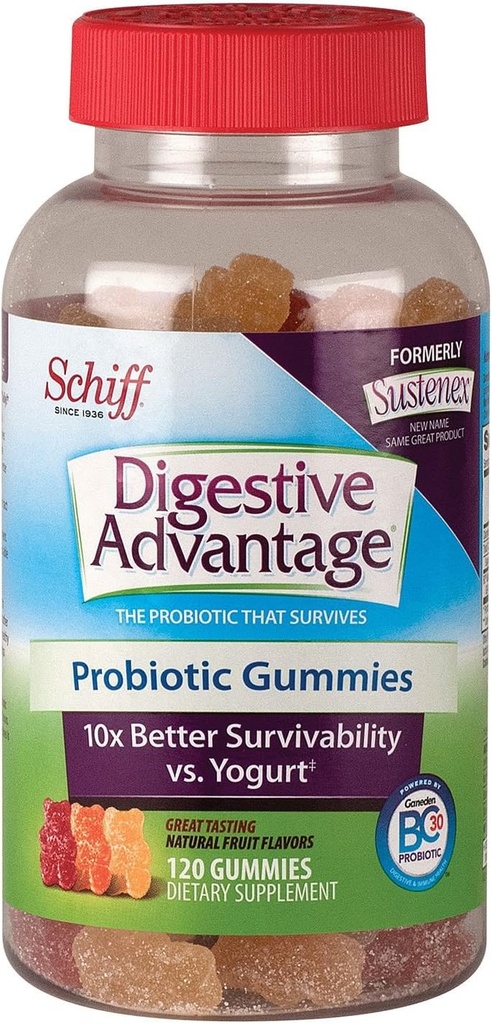 Schiff 소화 이점 Probiotic Gummies (120 조사)