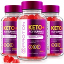 NutraRize (3 Proton Keto ACV Gummies 고급 체중 감소 1000 MG, 최대 강도 보충, Gomitas 리뷰 (180 Gummies)