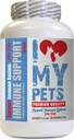 I LOVE MY PETS LLC 면역 개 치료 - 애완 동물 면역 지원 - 개와 고양이 - 부스터 - 건강한 - 개를위한 우유 이틀 - 60 치료 (1 병)