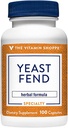 비타민 Shoppe Yeast Fend, 여성을위한 초본 공식, Caprylic 산, Lactobacillus 및 허브 (100 캡슐)