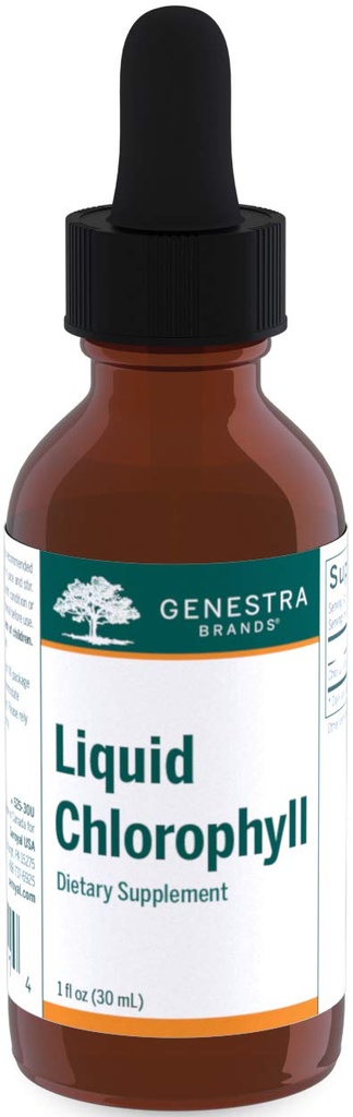 Genestra 브랜드 액체 클로로필 | 25mg 클로로필 공식화 | 1 fl. oz.